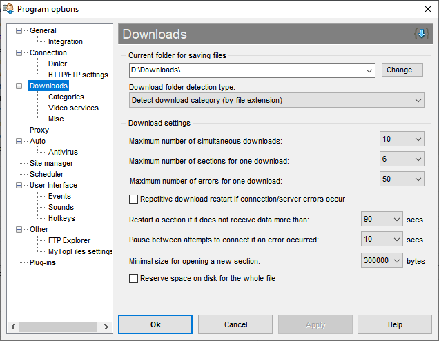 Configure Download Master
